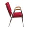 Flash Furniture Burgundy Fabric Stackable Church Chair with Arms XU-DG-60156-BUR-GG - alternate 4
